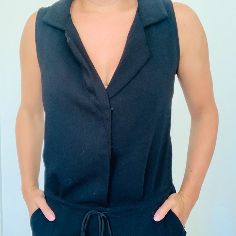 Anthropologie | Dolan T-Shirt Black Romper - Picture 4 of 14